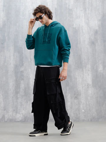 Oversized Brushed Fleece Hoodie