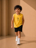 Boys Oversized Tank – Yellow