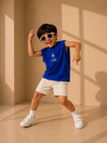 Boys Oversized Tank – Royal Blue