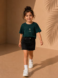 Girls Oversized T-Shirt – Green