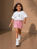 Girls Oversized T-Shirt – White