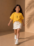 Girls Oversized T-Shirt – Yellow