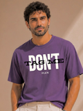 Men Oversized T-Shirt – Dont Tag Me – Purple