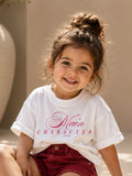 Girls Oversized T-Shirt – Main Character – White