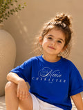 Girls Oversized T-Shirt – Main Character – Royal Blue