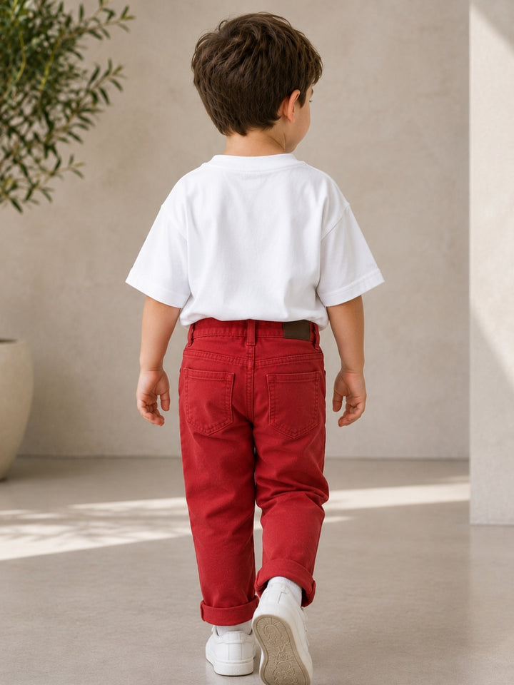 Boys Oversized T-Shirt – Main Character – White