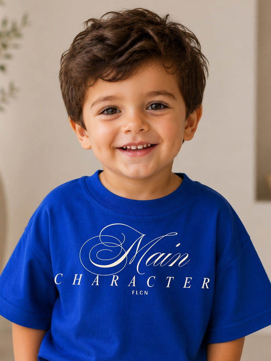 Boys Oversized T-Shirt – Main Character – Royal Blue