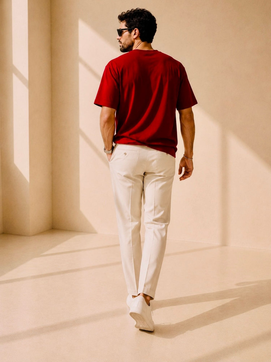 Men Oversized T-Shirt – Red