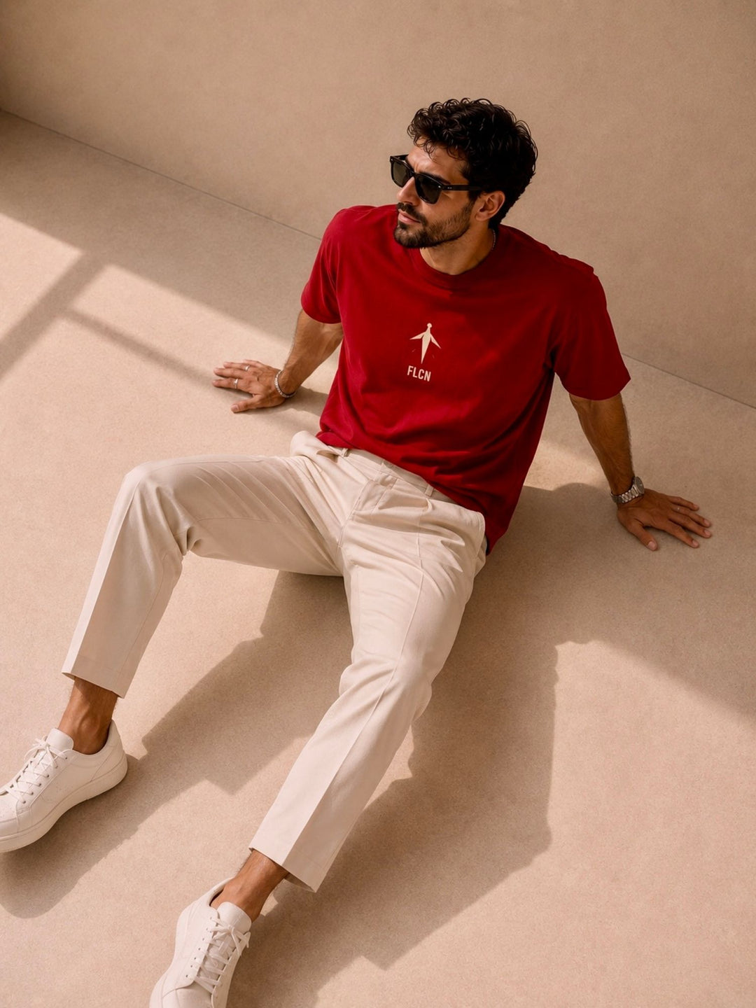 Men Oversized T-Shirt – Red
