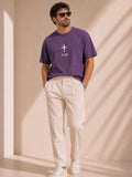 Men Oversized T-Shirt – Purple