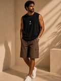 Men Oversized Tank – Black