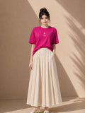 Women Oversized T-Shirt – Magenta Pink