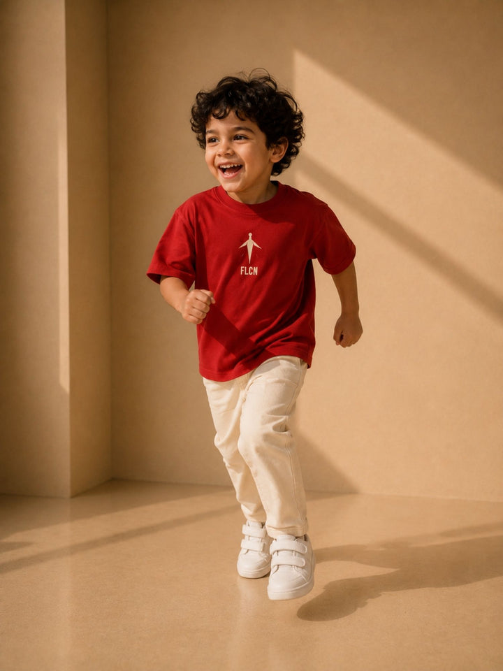 Boys Oversized T-Shirt – Red