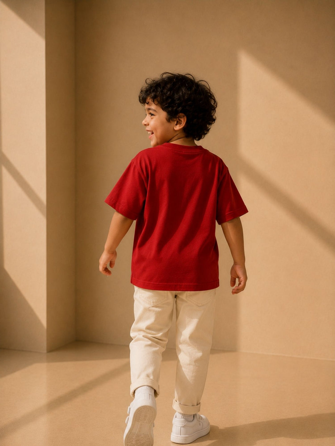 Boys Oversized T-Shirt – Red