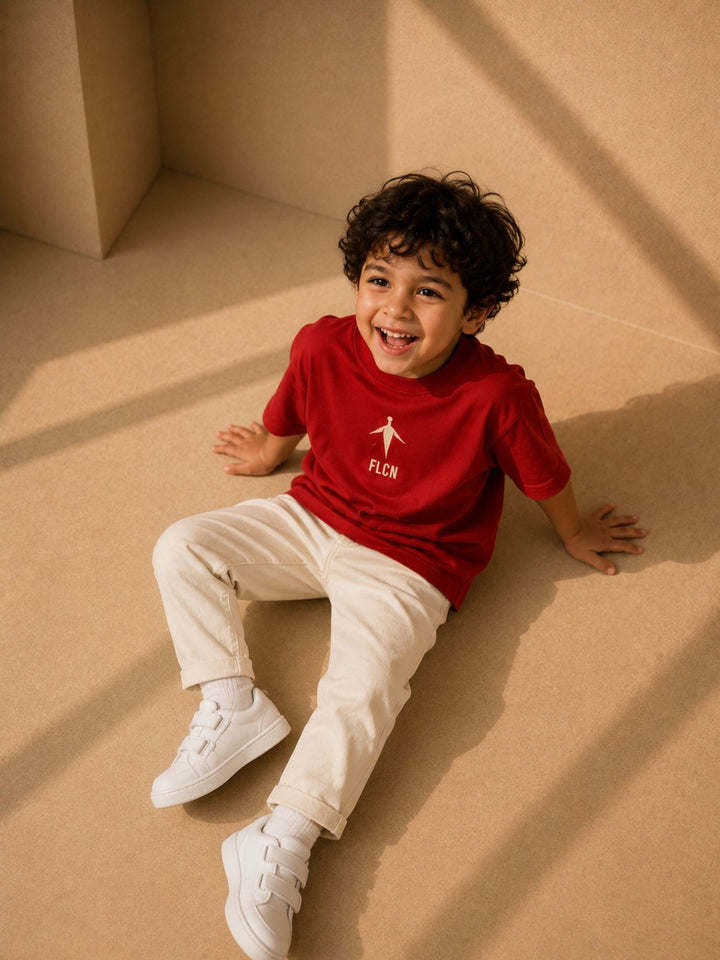 Boys Oversized T-Shirt – Red